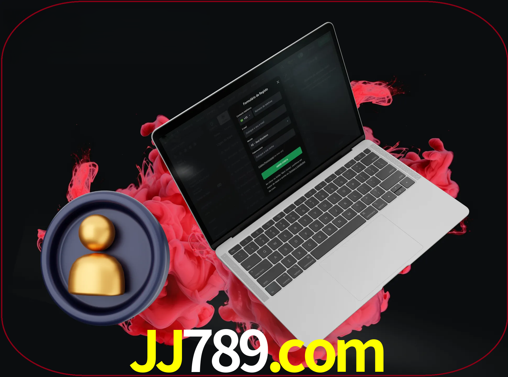 No cabeçalho do site jj789, clique no botão que o levará a um formulário especial onde terá de introduzir as suas informações actuais.