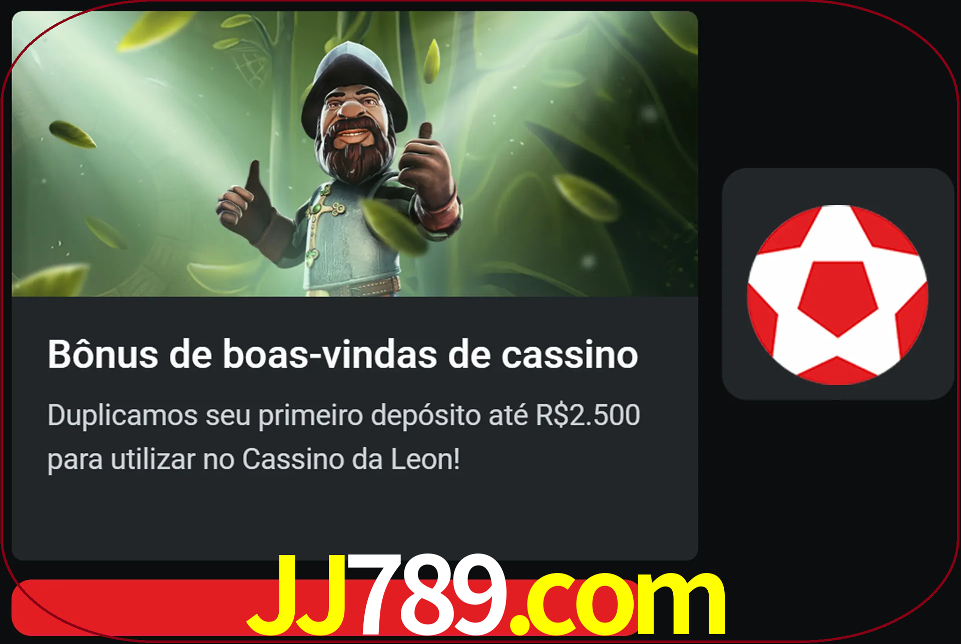 Receba seu dinheiro do bônus de boas-vindas após o primeiro depósito.