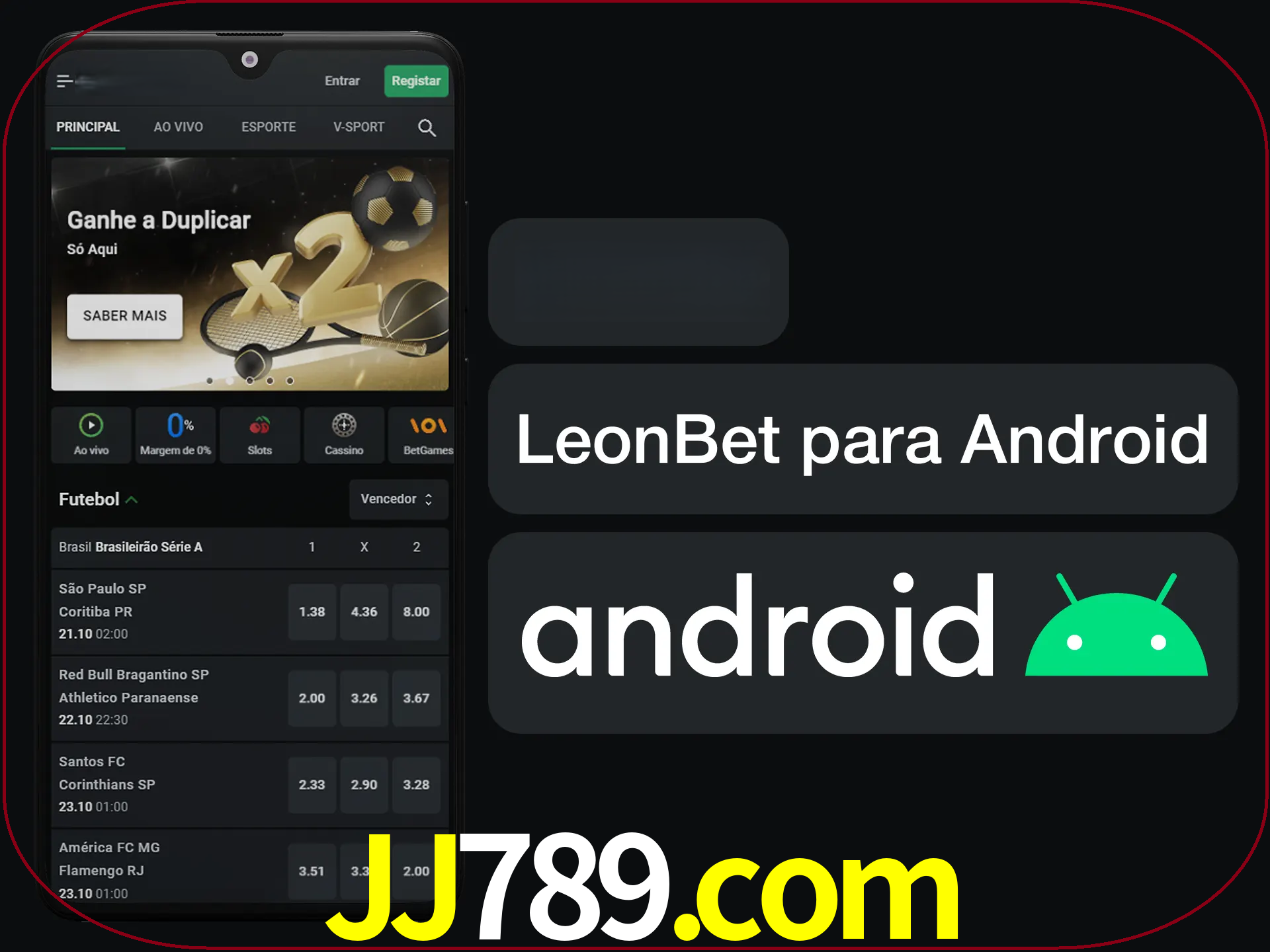 Adquira sua versão poket de LeonBet.
