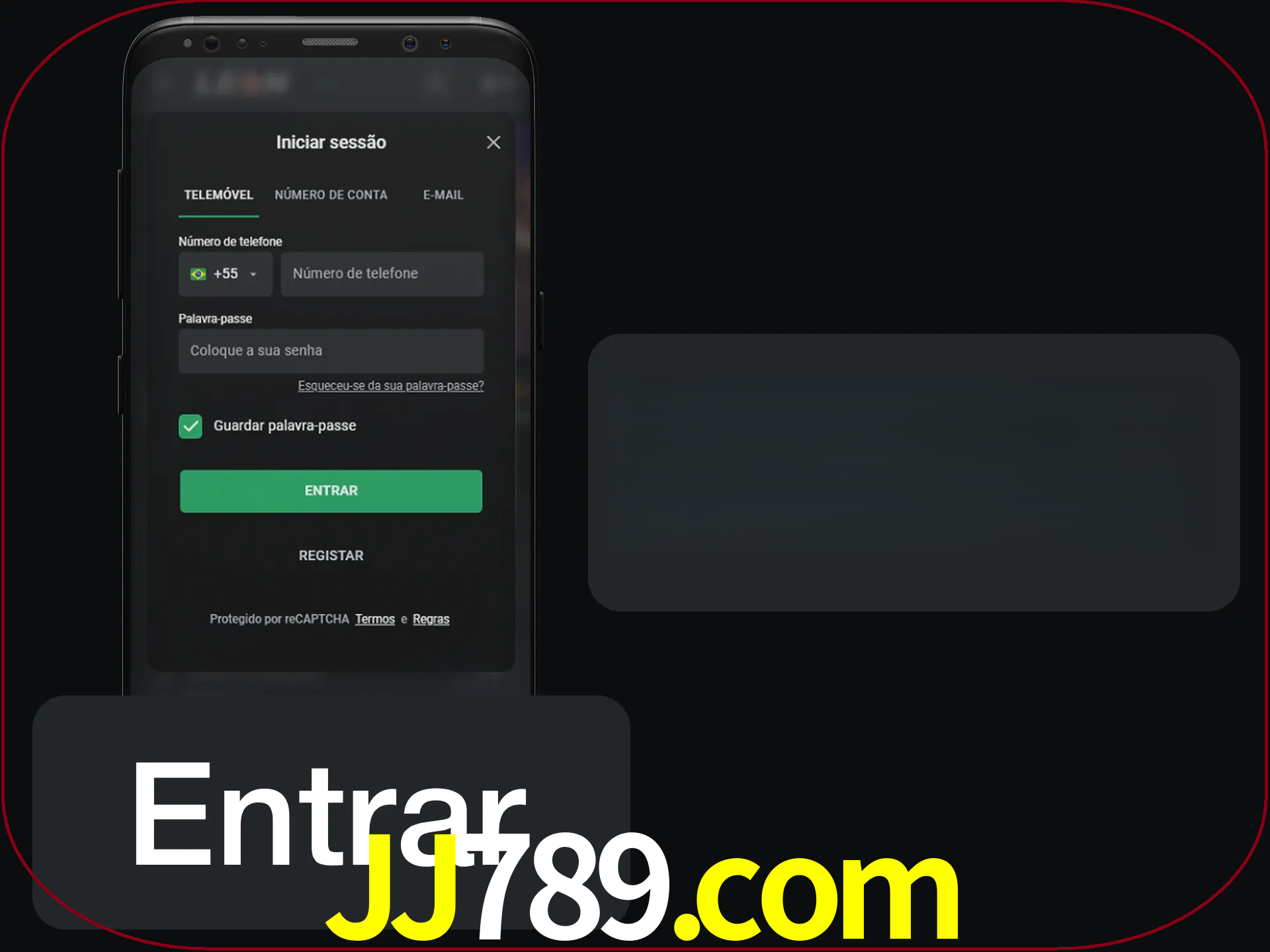 Faça o login para começar a apostar e jogar no cassino.