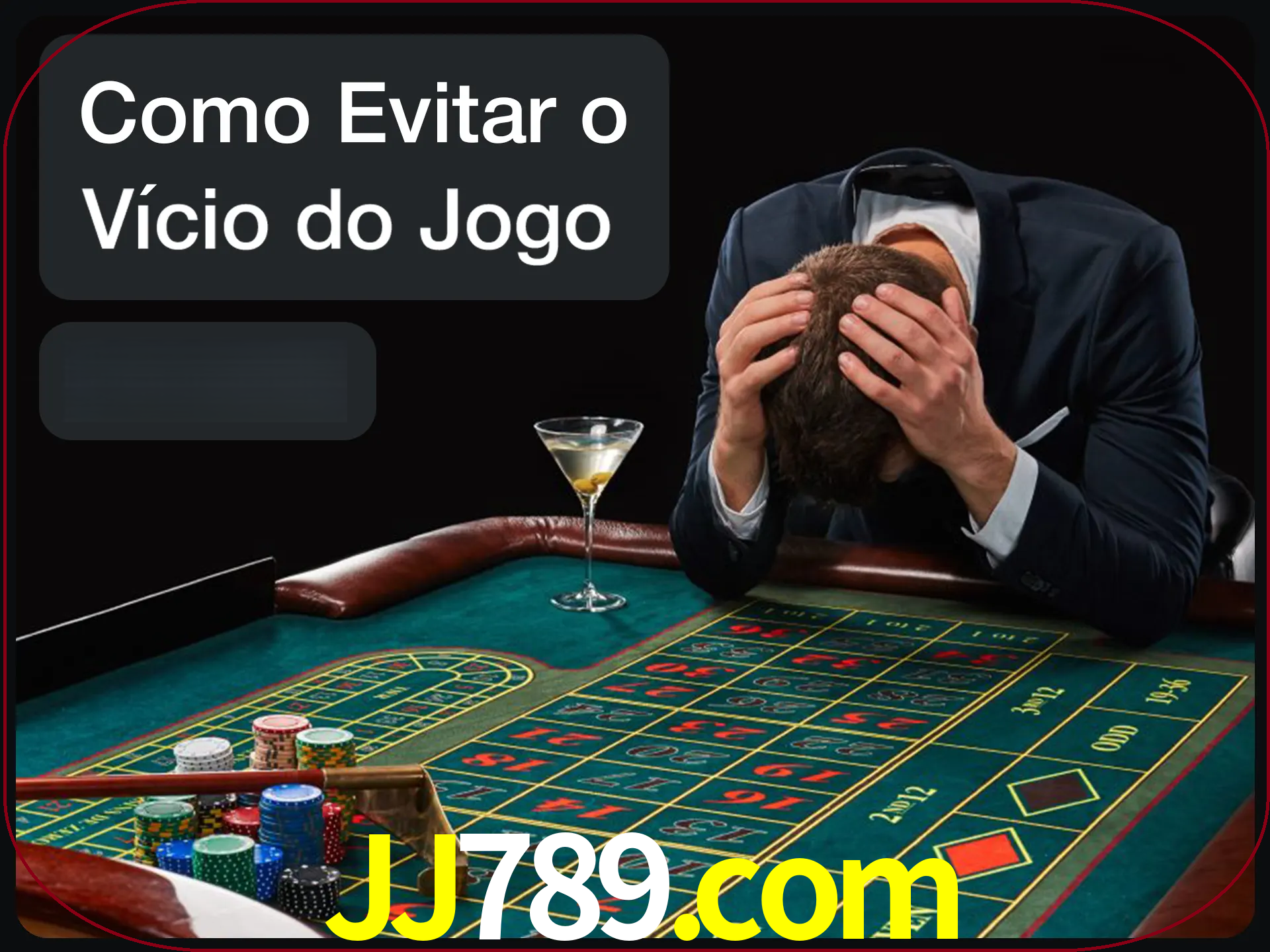 Você é responsável por cada uma de suas apostas.
