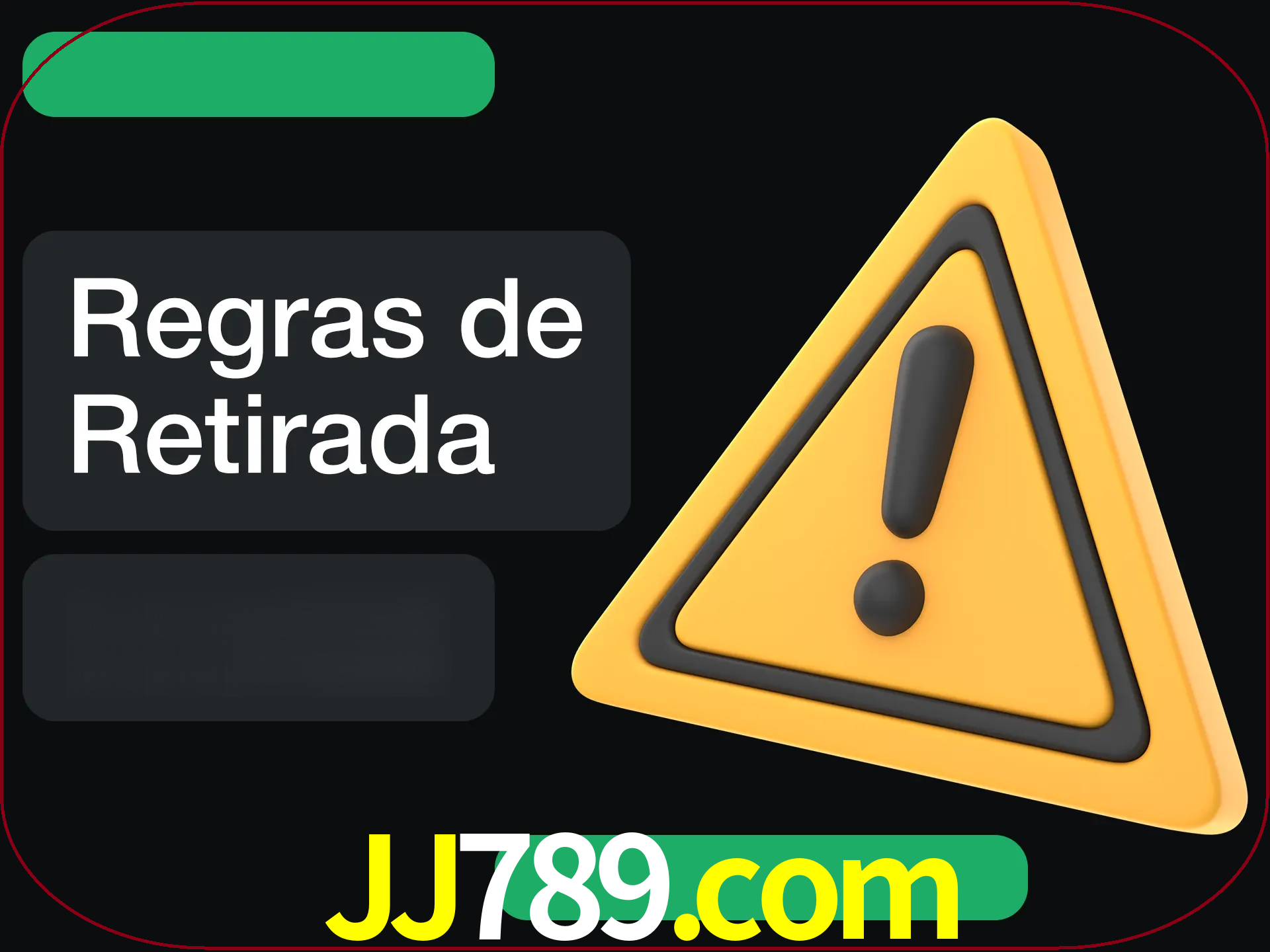 Leia as regras antes de fazer primeiro comdawal.